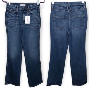 NEW Good American Good Curve Straight with Porkchop Pockets